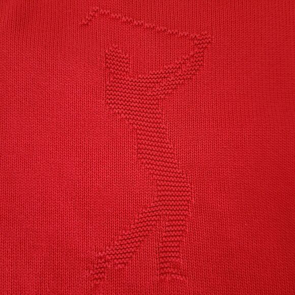 Vintage Austad's Red PGA Golf Pullover Long‎ Sleeve Sweater Size Medium - Picture 1 of 7